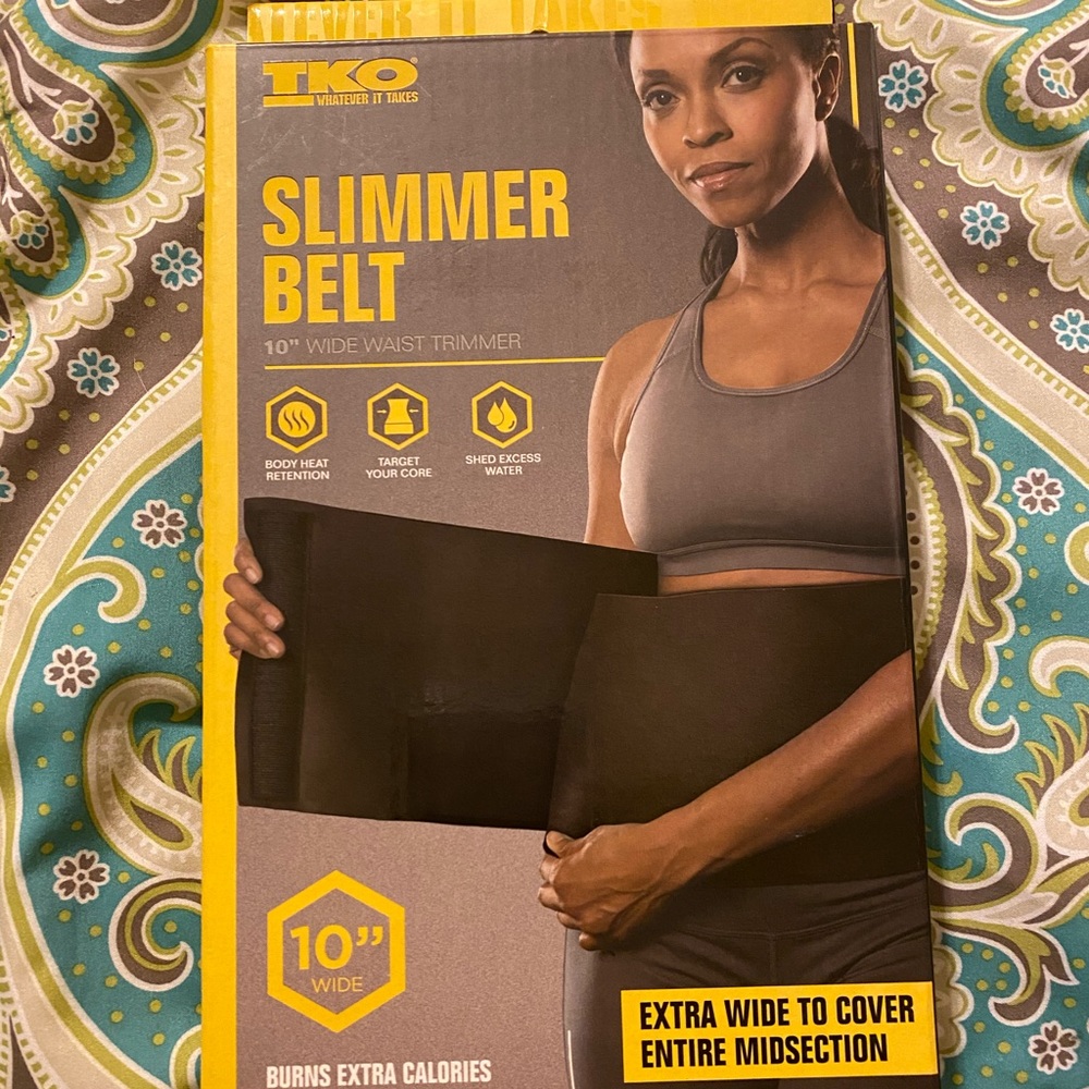Waist trimmer belt